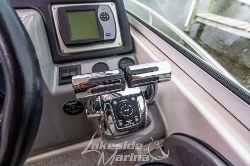 Slide: The Image of Control panel of 2006 Cruisers Yachts 420 Express at Lakeside Marina. - 53