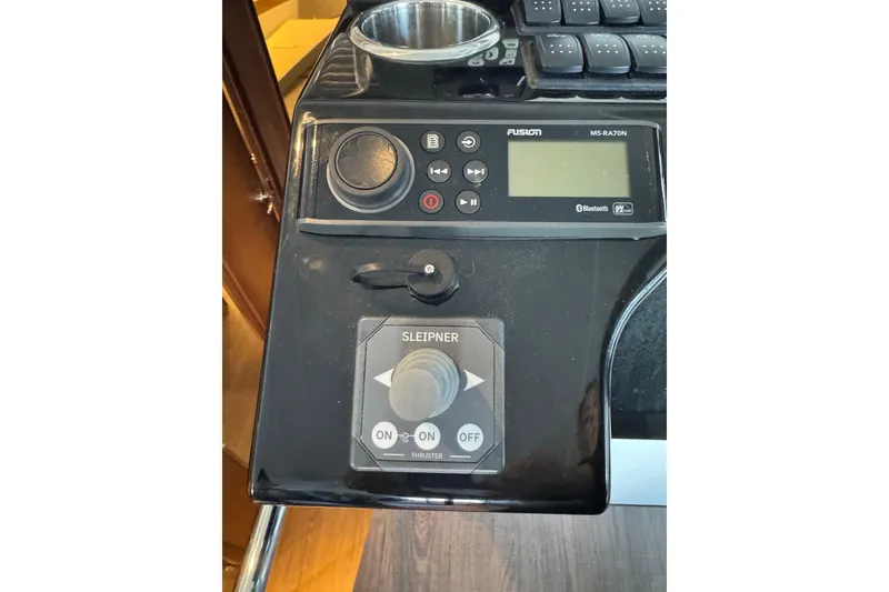 Slide: The Image of Control panel of 2025 Beneteau Antares 11 Fly with Fusion MS-RA70N system. - 24