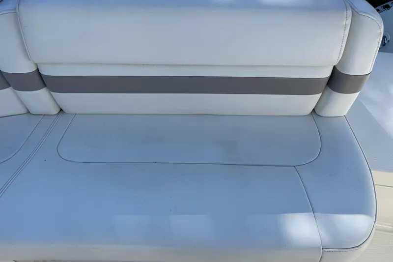 Slide: The Image of White and gray seating on 2001 Formula 260 Sun Sport boat. - 10