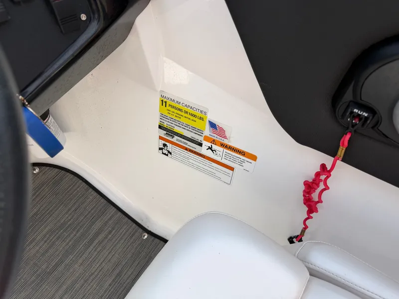 Slide: The Image of Interior of a 2022 Glastron 210 GX boat. - 14