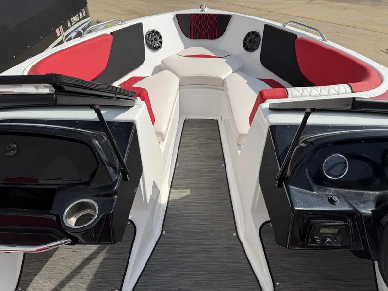 Slide: The Image of Interior of a 2022 Glastron 210 GX boat. - 16