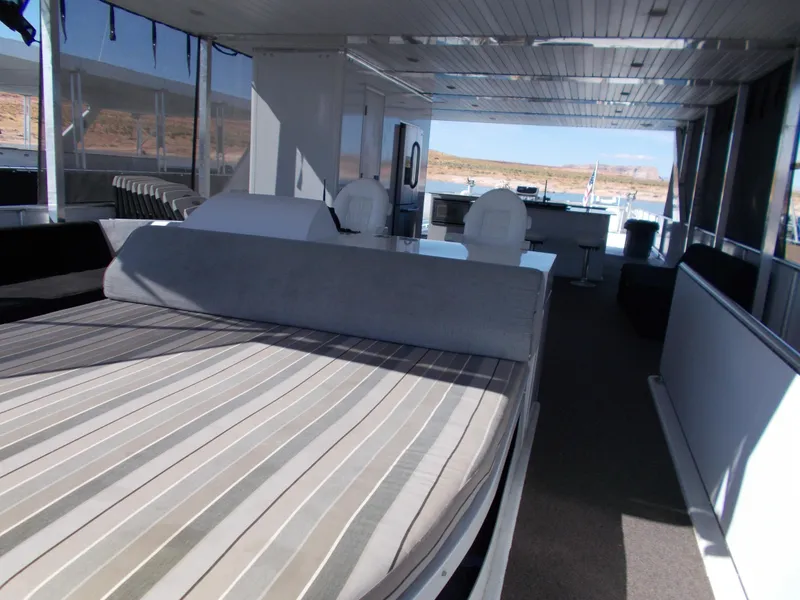 Slide: The Image of Interior of a Bravada Intrepid Trip #13 houseboat, 2015. - 22