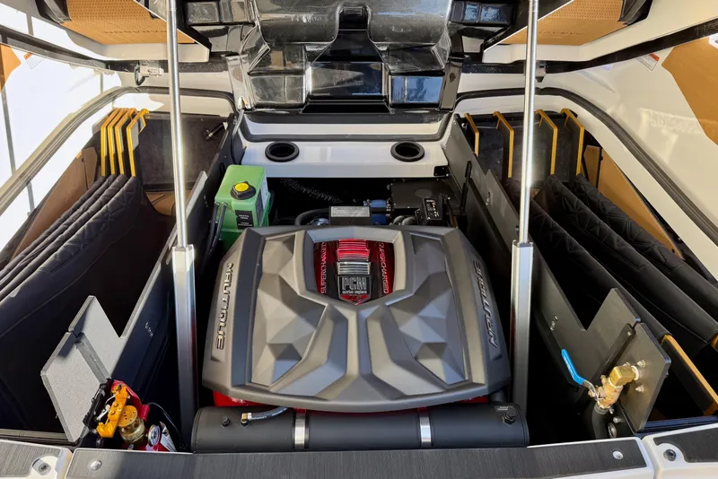 Slide: The Image of 2026 Nautique Super Air Nautique G25 Paragon engine compartment, showcasing advanced design and technology. - 24