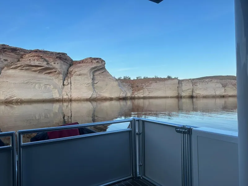 Slide: The Image of Stunning rock formations viewed from boat, Adonia Meticulous Trip 2023. - 5