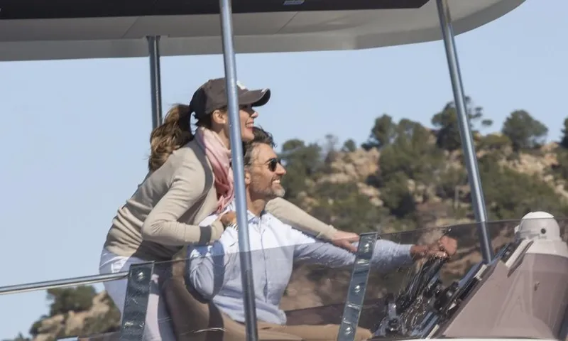 Slide: The Image of Manufacturer Provided Image: Fountaine Pajot MY 37 Flybridge Helm - 39