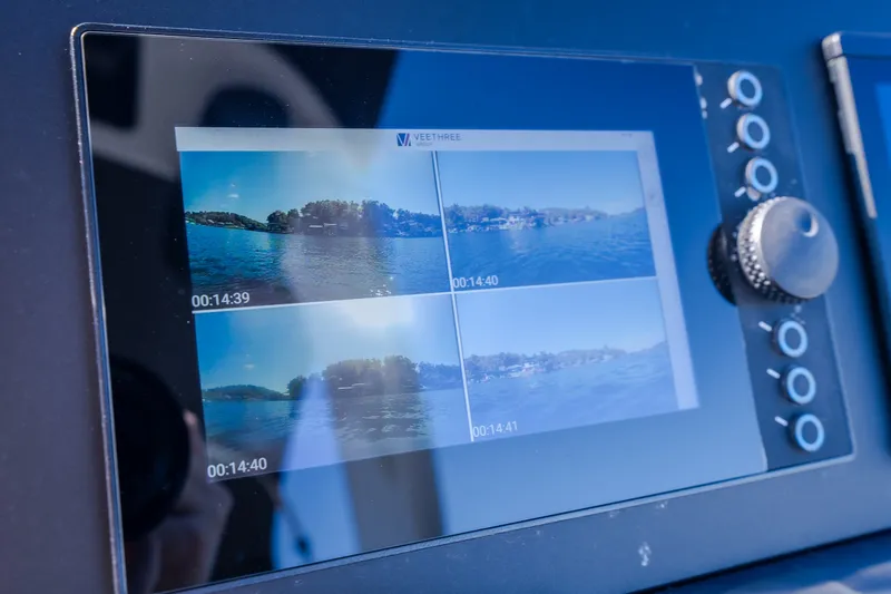 Slide: The Image of Control panel of 2026 JC Sporttoon 26TT displaying multiple camera views. - 38