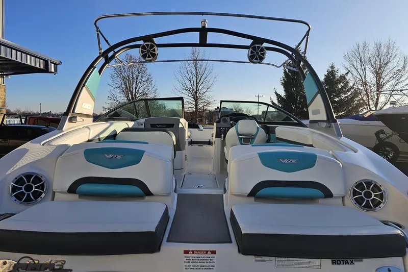 Slide: The Image of 2016 Chaparral Vortex 243 VRX boat with stylish seating and modern design. - 33
