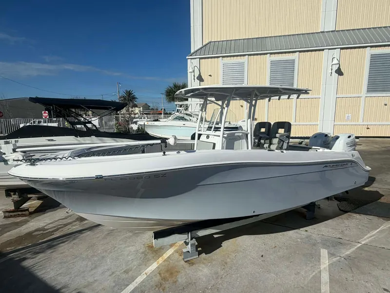 The Image of 2021 Aquasport 2500 Center Console boat outdoors. - 0