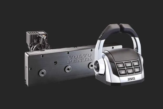 Slide: The Image of Volvo Penta marine control system for Azimut Fly 53 yacht, 2026 model. - 44