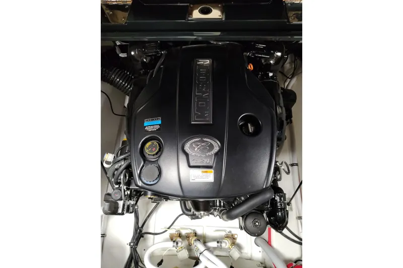 Slide: The Image of 2026 Cobalt R8 Surf engine compartment, showcasing modern design and components. - 24