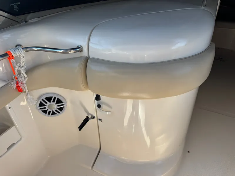 Slide: The Image of Interior of a 2002 Sea Ray 290 Bowrider boat. - 30