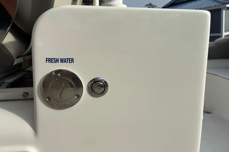 Slide: The Image of Fresh water access on 2026 Key West 263 FS boat, featuring sleek design. - 33