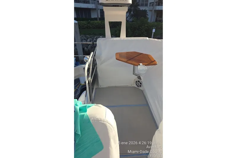 Slide: The Image of 2023 Regal 38 FXO yacht docked at Mystic Pointe Drive, Aventura, Florida. - 23