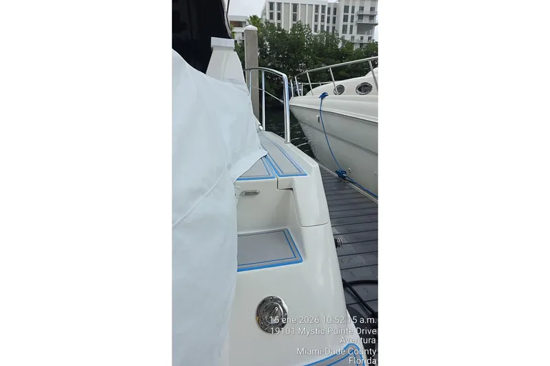 Slide: The Image of 2023 Regal 38 FXO yacht docked at marina, Aventura, Florida. - 76
