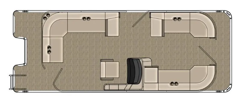Slide: The Image of Bentley Pontoons Legacy Cruise XL 220 2026 - 2