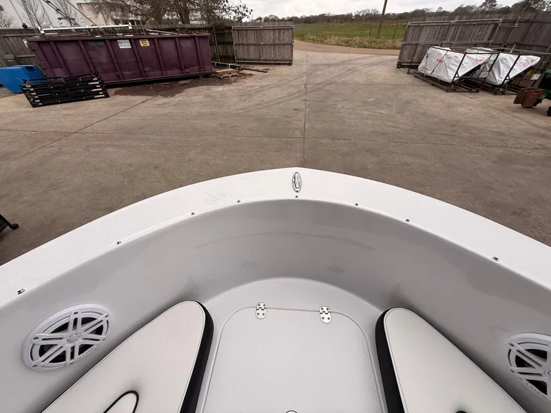 Slide: The Image of Bow view of Stingray 172 DC boat, year 2025. - 26