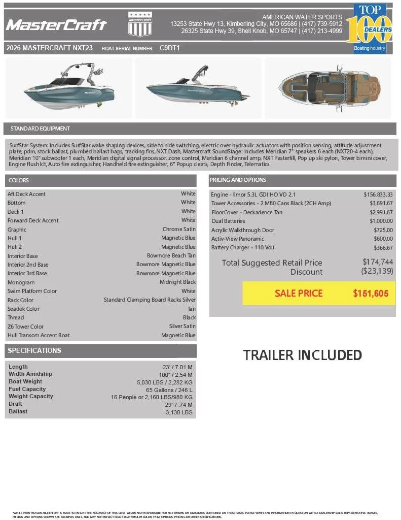 Slide: The Image of MasterCraft NXT23 2026 - 69
