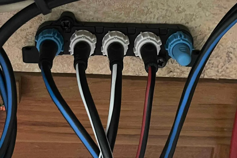 Slide: The Image of Garmin chart plotter and Raymarine EV-100 Autopilot. - 69