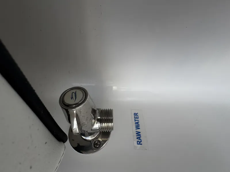 Slide: The Image of Raw water connection on Tidewater 2500 Carolina Bay 2026. - 13