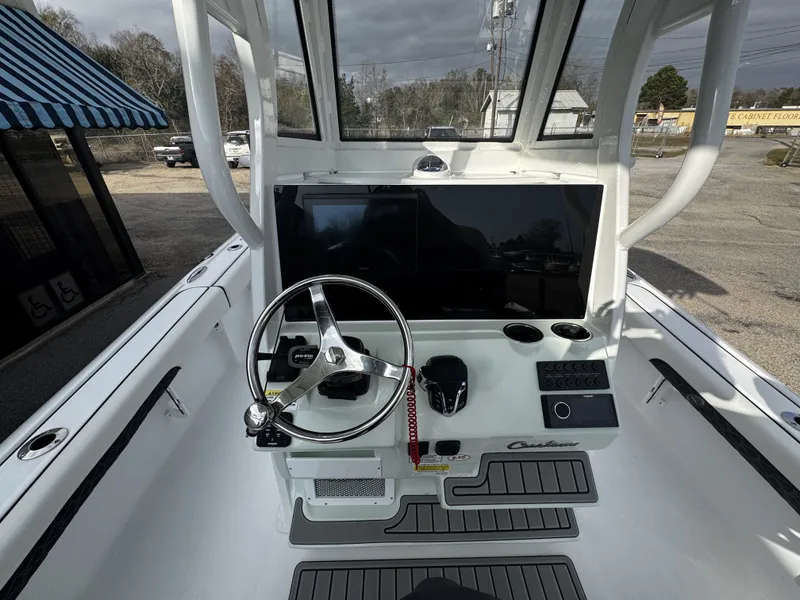 Slide: The Image of Interior view of the 2026 Tidewater 2500 Carolina Bay boat. - 17
