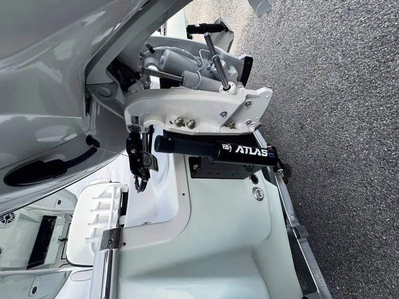 Slide: The Image of Close-up of 2026 Tidewater 2500 Carolina Bay boat stern. - 5