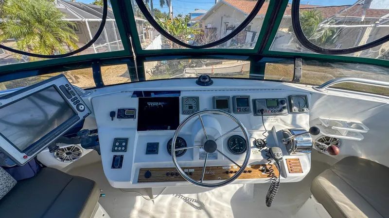 Slide: The Image of Flybridge Helm - 45