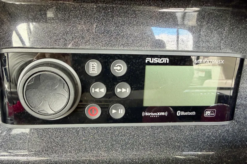 Slide: The Image of Tachometer of 2019 Crest Continental 250 SLS showing engine temperature at 57.2°F. - 25