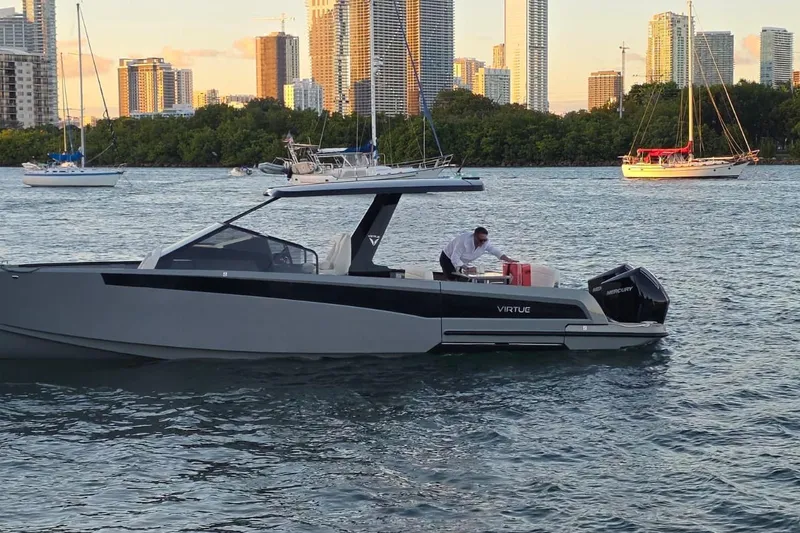 Slide: The Image of 2026 Virtue V10 bathroom interior with modern fixtures and wooden cabinetry. - 16