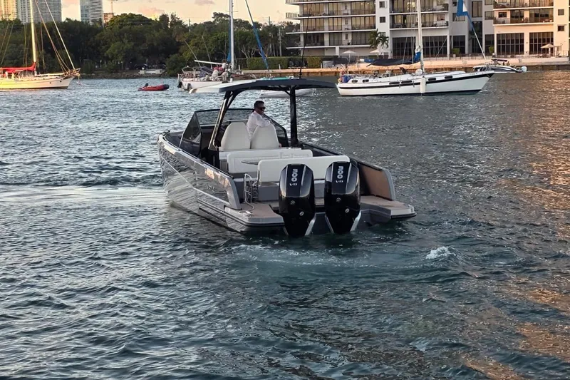 Slide: The Image of Interior of 2026 Virtue V10 cabin with wooden finish and compact sleeping area. - 29