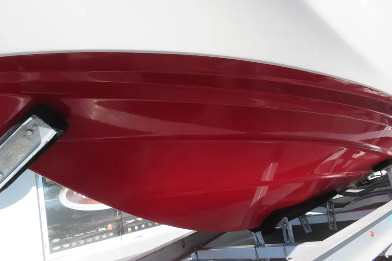 Slide: The Image of 2017 Yamaha Boats AR240 on trailer at Suncoast Marine Group dealership. - 4