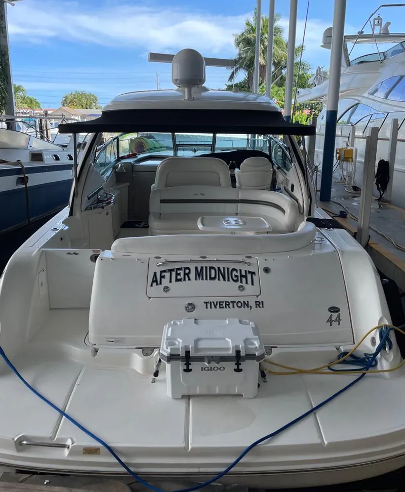 Slide: The Image of 2007 Sea Ray 44 Sundancer docked, named After Midnight, Tiverton, RI. - 14