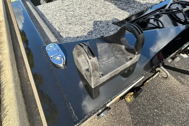 Slide: The Image of 2026 Tracker Pro 170 boat detail showing deck and hardware components. - 7