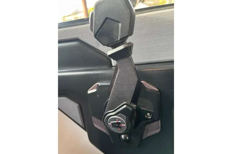 Slide: The Image of 2024 Axis T220 boat latch detail, showcasing sleek design and functionality. - 24