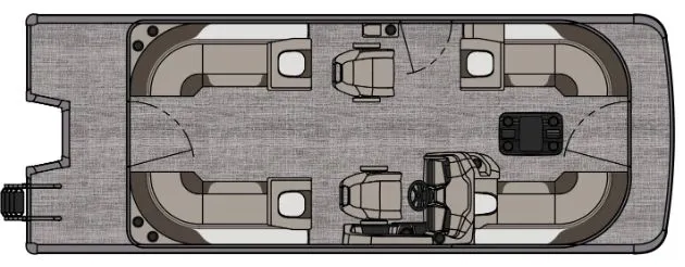 Slide: The Image of Avalon LSZ 23' Quad Lounge Triple-Toon 2026 - 30