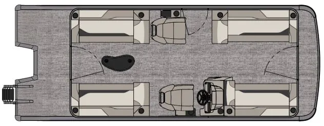 Slide: The Image of Avalon Venture 21' Quad Lounge 2026 - 31