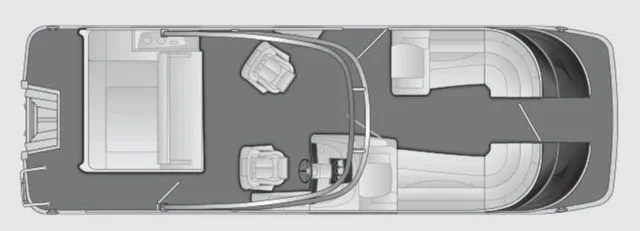 The Image of Bennington Q Swingback 25 QSBA Tritoon 2026 - 1