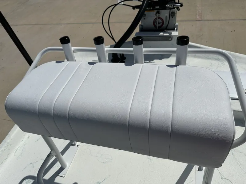 Slide: The Image of White seat on Shoalwater 19 CAT boat, model year 2026. - 20