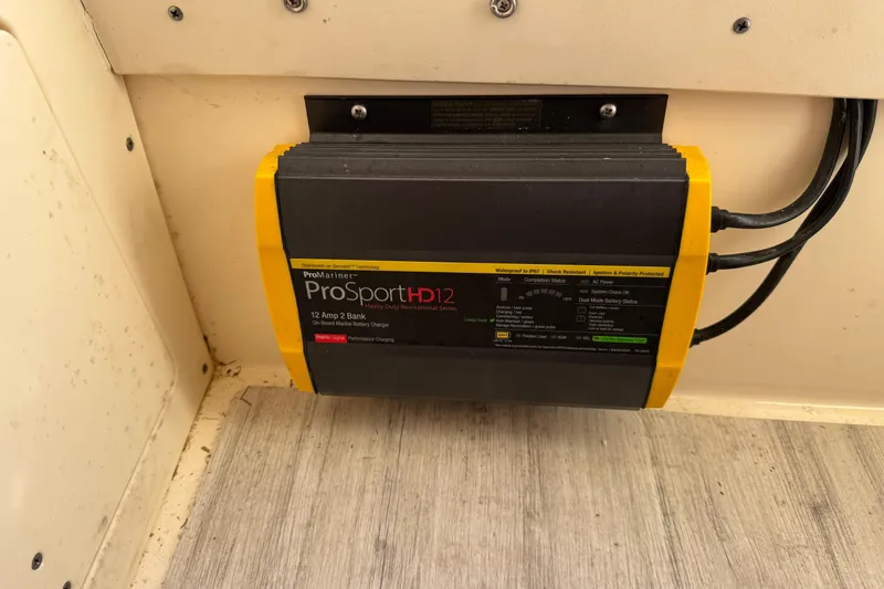 Slide: The Image of ProMariner ProSport HD12 marine battery charger in 2024 Scout 231 XSB boat. - 23