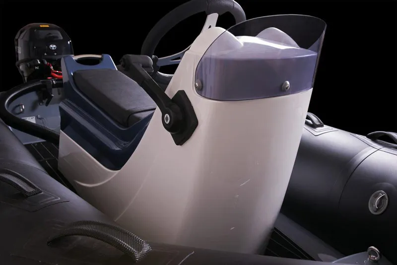 Slide: The Image of Manufacturer Provided Image: 2026 Brig Falcon Tender 330 boat console, modern design. - 7