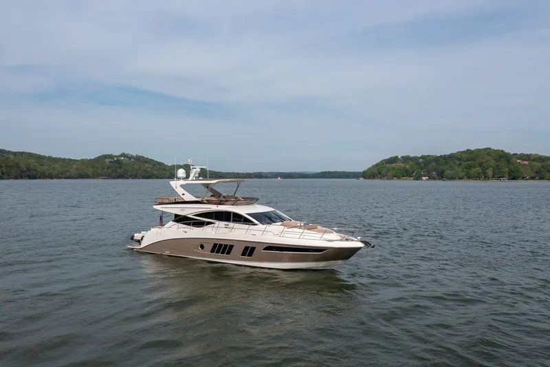 Slide: The Image of 2018 Sea Ray L650 Fly on a tranquil lake. - 3