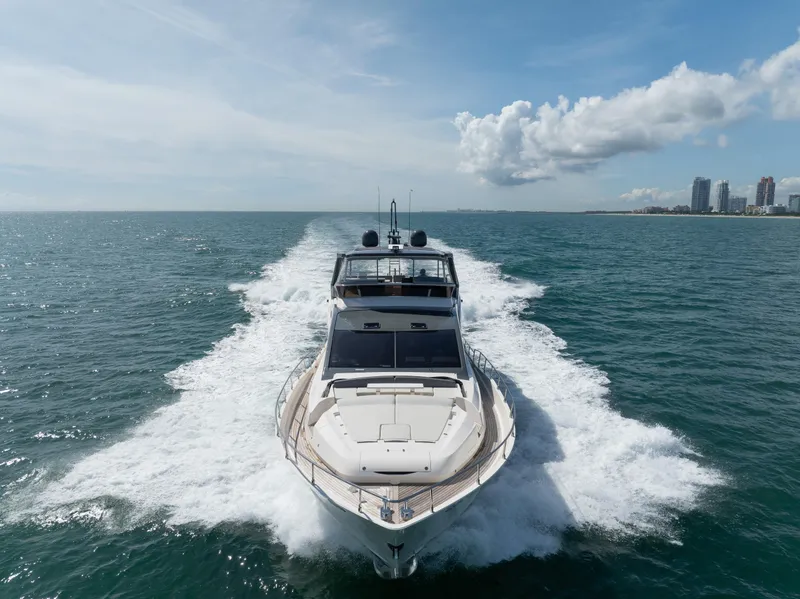 Slide: The Image of Astondoa 80 GLX yacht cruising on open water, 2016 model. - 5