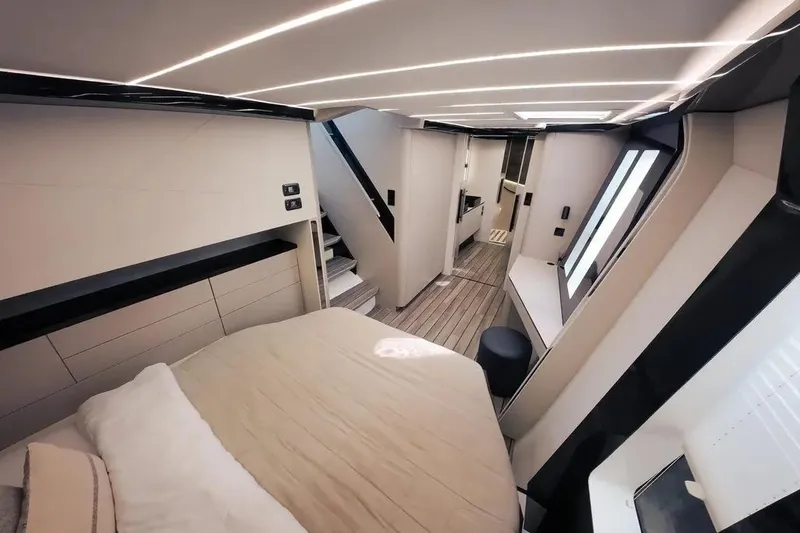 Slide: The Image of Luxurious interior of the 2024 Wave60 yacht model. - 20