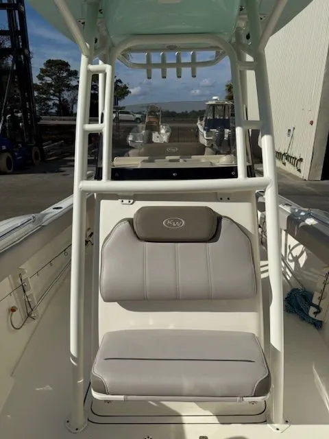 Slide: The Image of Interior view of a 2020 Key West 244 Center Console boat. - 12