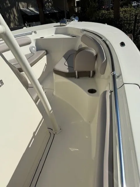 Slide: The Image of Interior view of a 2020 Key West 244 Center Console boat. - 13