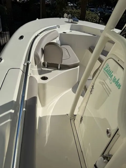 Slide: The Image of Interior view of a 2020 Key West 244 Center Console boat. - 9