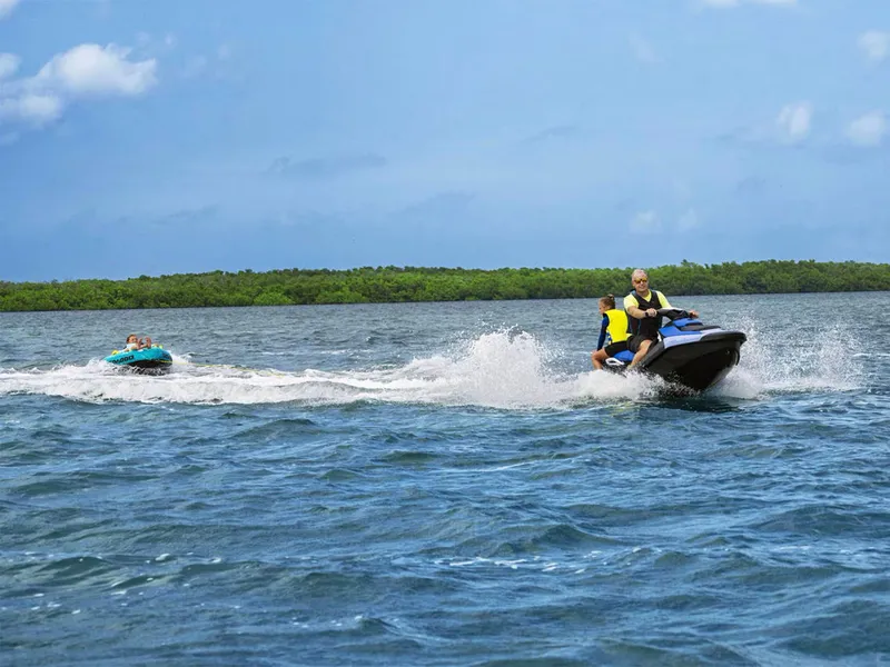 Slide: The Image of Sea-Doo Spark for 3 90 hp Convenience package with iBR 2025 - 12