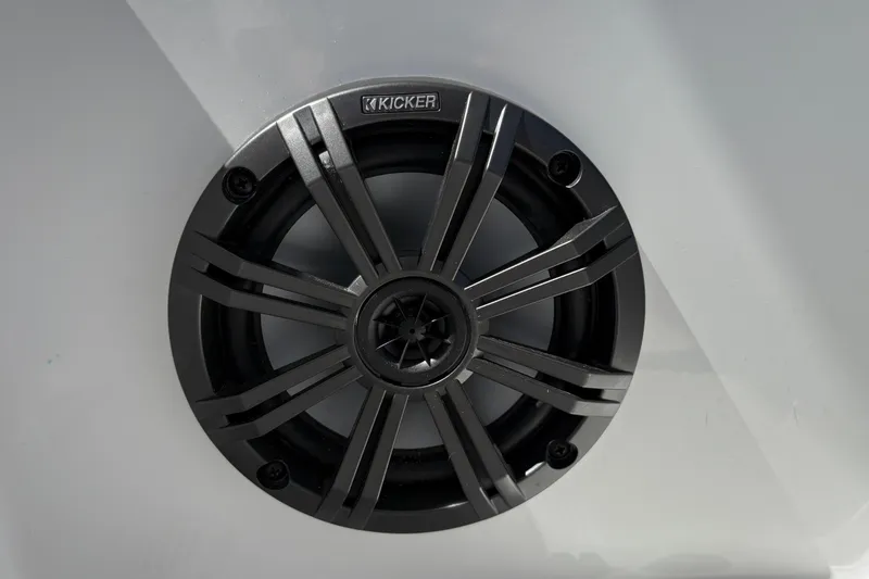 Slide: The Image of Kicker speaker on 2026 Tahoe T16, showcasing sleek design and modern audio technology. - 31