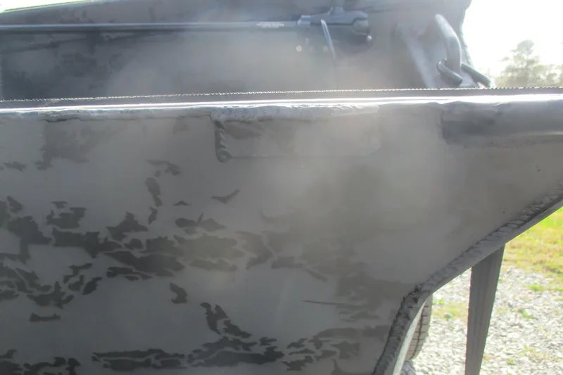 Slide: The Image of 2026 Gator Tail 1854 Extreme boat with camouflage pattern and rugged design. - 10