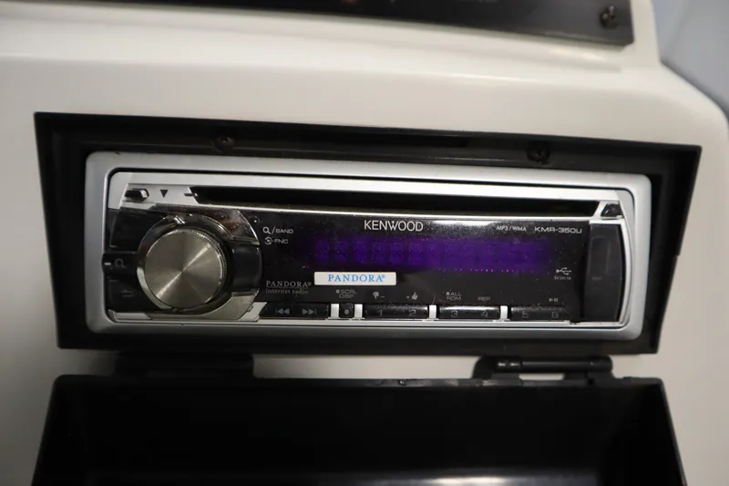 Slide: The Image of Kenwood car stereo system in a 1994 San Pan 2500, featuring Pandora internet radio. - 20