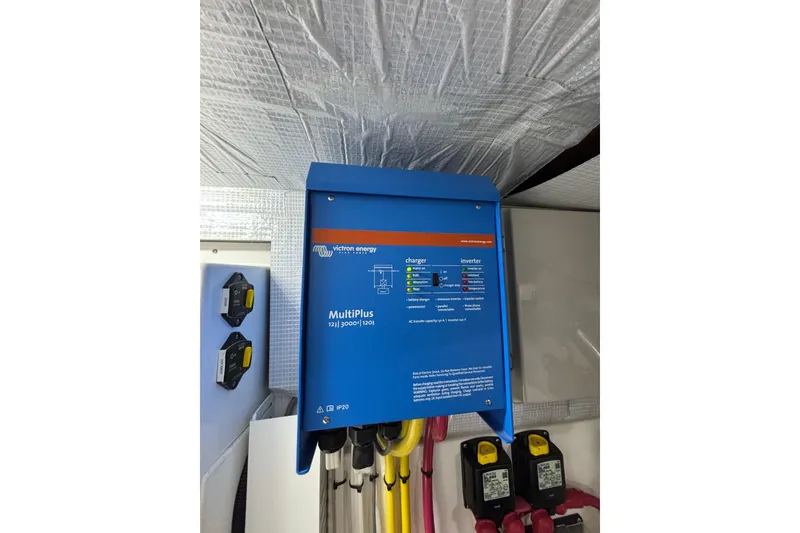 Slide: The Image of Victron Energy MultiPlus inverter charger in 2020 Sabre 45 Salon Express yacht. - 86